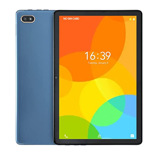 PUSOKEI 10,1 Zoll Tablet mit11.0, 4G LTE Anruf Tablet, Octa Core CPU, 8GB RAM 128GB ROM, 1920 X 1200 IPS Display, 5MP+13MP Kamera, Dual Lautsprecher, WLAN, BT5.0, 8800 MAh Akku (Blau) von PUSOKEI