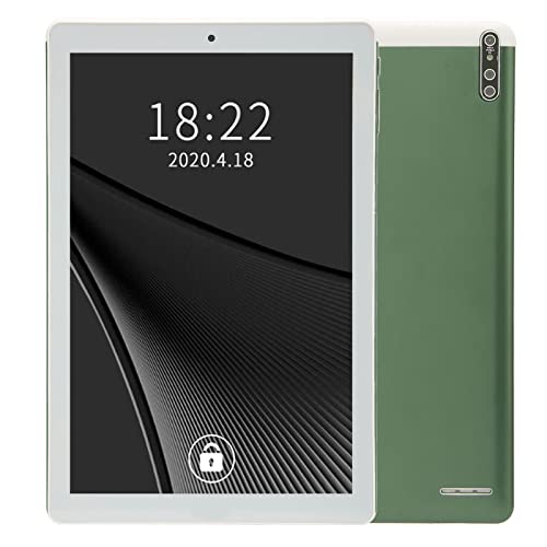 PUSOKEI 10 Zoll IPS HD Android 11 Tablet PC, 3 GB 64 GB Octa Core Prozessor, Dual SIM Standby Lautsprecher, Augenschutz, DREI Kartensteckplätze, für das von PUSOKEI