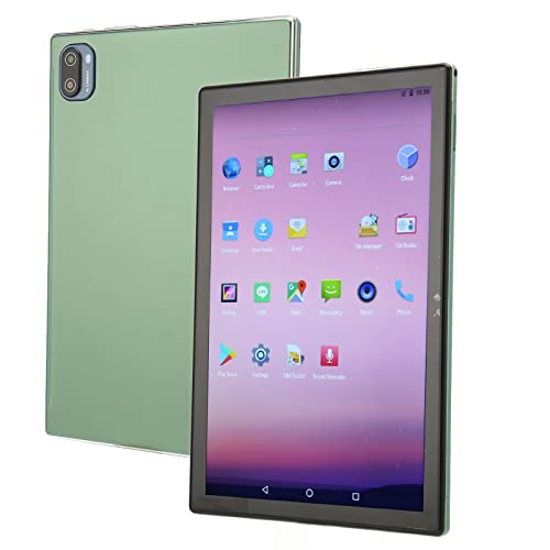 PUSOKEI 10 Zoll Tablet für11, 1960 X 1080 IPS HD 8 Core 6 GB 256 GB 4G 5GWIFI Tablet, Großer Akku, Anrufunterstützung (Grün) von PUSOKEI