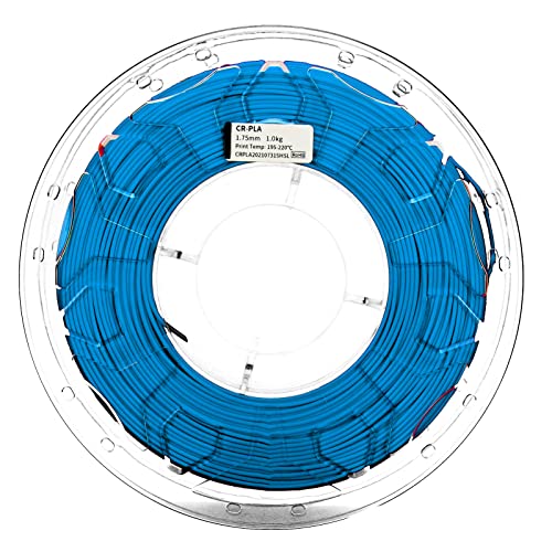 PUSOKEI 3D-Drucker Filament, 3D-Druckerzubehör mit Umweltfreundlichen Materialien, Maßgenauigkeit +/- 0,02 Mm, 1,75 Mm Druckzubehör für FDM-Modell-3D-Drucker (Blau) von PUSOKEI