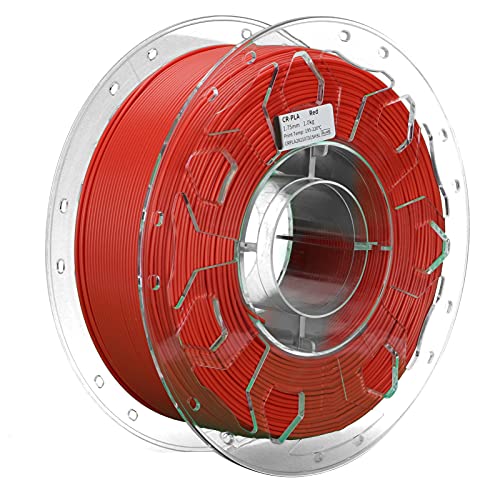 PUSOKEI 3D-Drucker Filament, 3D-Druckerzubehör mit Umweltfreundlichen Materialien, Maßgenauigkeit +/- 0,02 Mm, 1,75 Mm Druckzubehör für FDM-Modell-3D-Drucker (Rot) von PUSOKEI
