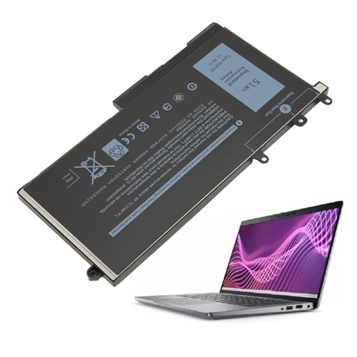 PUSOKEI 4254 MAh 51 Wh 11,4 V Ersatz Laptop Akku für Latitude Notebook, Hohe Leistung von PUSOKEI