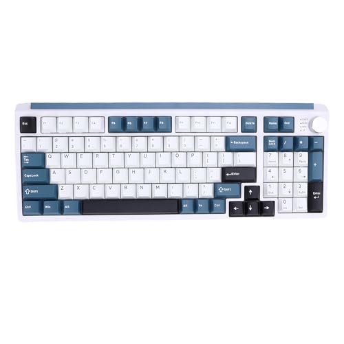 PUSOKEI 98 Tasten Mechanische Gaming -Tastatur, 3 -Modus Kabel Wireless 5.0, RGB -Hintergrundbeleuchtung mit Anpassbarer Beleuchtung, Heiße Swapping -Switches für PC -Laptop -Spieler (Blue) von PUSOKEI