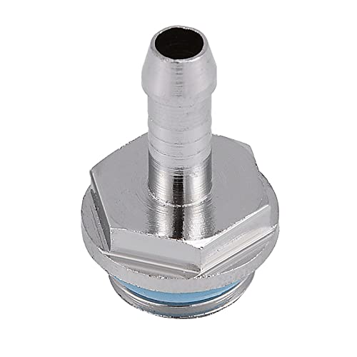 PUSOKEI Barb Fitting, 6 Stück PC Wasserkühlung Two-Touch-Fitting G1/4-Gewinde Barb-Anschluss für Heizkörper/Wasserpumpe (11mm) von PUSOKEI