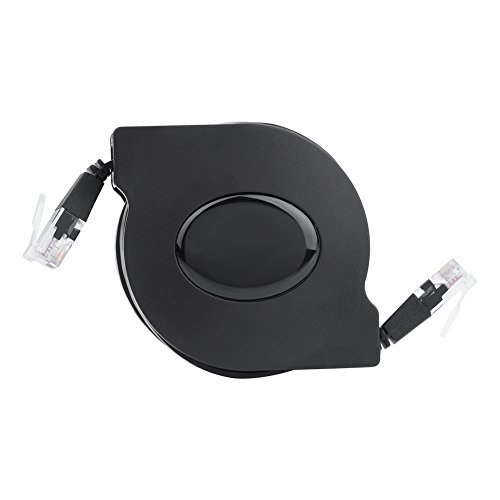 PUSOKEI CAT6 RJ45 Netzwerkkabel, Einstellbar Ausziehbares CAT6 RJ45 LAN Netzwerkkabel für Computer und Router, Switches, Moedm. (2m / 6.6ft) von PUSOKEI
