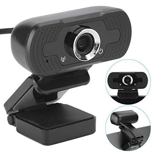 PUSOKEI Full HD 1080P USB-Webcam, Computer-Multikompatible Kamera mit Rauschunterdrückungs-Richtmikrofon für Videokonferenzen//Streaming/Gaming von PUSOKEI