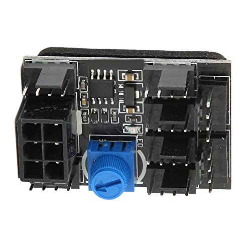 PUSOKEI Gehäuse-PWM-Lüfter-Hub, Lüfter-Stromkabel, Hub-Splitter-Adapter, 6-poliger DC12V-Support für 8 PWM-Lüfter, für Desktop-Computer-Kühlgehäuse-Lüfter, Computer-Lüfter-Verteiler von PUSOKEI