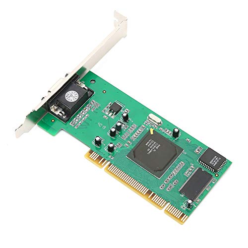 PUSOKEI Grafikkarte, Karte VGA PCI 8 MB 32-Bit-Desktop-Computer-Grafikkarte, universelle Kompatibilitäts-Grafikkarte, Unterstützung des VOD-Song-Systems von PUSOKEI