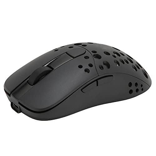PUSOKEI Kabellose Dual-Mode-Gaming-Maus, RGB-Maus mit 6 programmierbaren Tasten, Ergonomisches Design PC Laptop Gamer, Classic Black von PUSOKEI