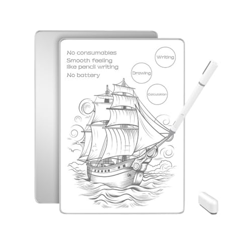 PUSOKEI LCD Schreibtafel, Magnetisches Zeichenkissen mit Stift, Schreibstift mit 0,5 Mm & 0,8 Mm Spitzen, Glattes Schreiben, Augenschutz Whiteboard für Schüler und Arbeiter von PUSOKEI