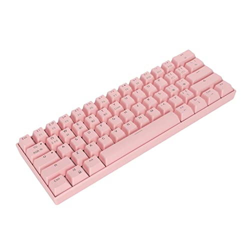 PUSOKEI Mechanische Tastatur mit RGB Hintergrundbeleuchtung,Tragbare 61 Tasten Ergonomische Tastatur mit 1800mAh Akku,2,4G Wireless & BT 3.5/5.0 & USB C Wired,Unterstützt Windows/Android/IOS (Brauner PUSOKEI Mechanische Tastatur mit RGB Hintergrundbeleuchtung,Tragbare 61 Tasten Ergonomische Tastatur mit 1800mAh Akku,2,4G Wireless & BT 3.5/5.0 & USB C Wired,Unterstützt Windows/Android/IOS (Brauner von PUSOKEI