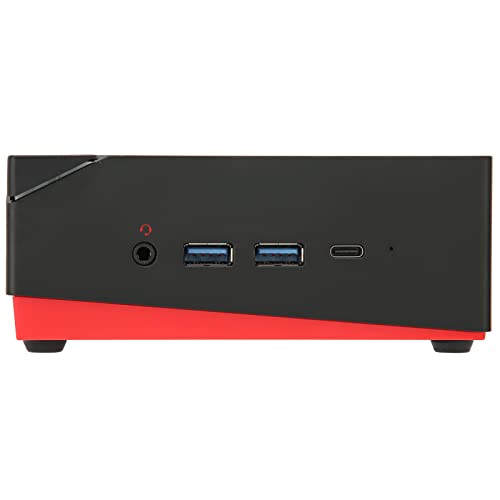 PUSOKEI -PC, Ryzen™ 5 4500u CPU, DDR4, FÜR Radeon Vega 6 Graphics GPU, WIFI6, DP USB C Triple Output Computer, Kleiner Desktop-Computer für Windows 10 (16 GB DDR4 + 512 GB SSD) von PUSOKEI