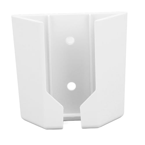 PUSOKEI Satellite -Netzwerkadapter -Halterung, Genaue Lochposition Einfach Installieren Sie ABS Sturdy Stall Space Sparing für Ethernet Adapter Mount für Wohnzimmer (White) von PUSOKEI