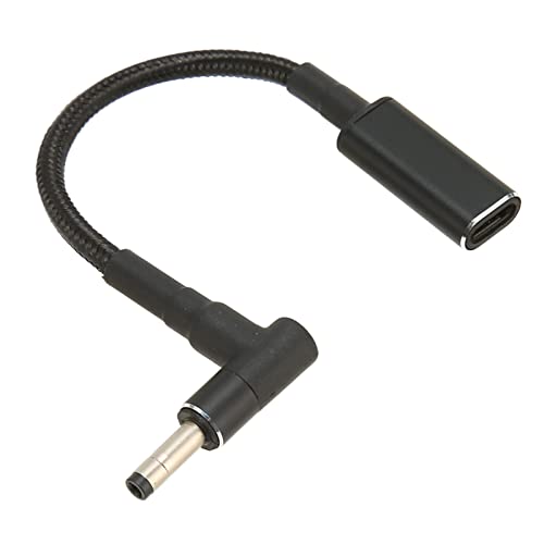 PUSOKEI USB C auf DC Stromkabel, USB C Buchse auf 4,0 X 1,7 Mm DC Stecker, Ladekabel, Dual PD EMARK Chip, 100W PD Ladegerät, Verlängerungskabel für Laptop von PUSOKEI