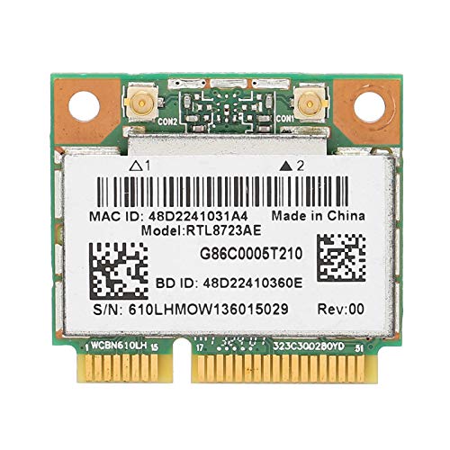 RTL8723AE Wireless-Netzwerkkarte, Half PCI-E (PCI Express) WLAN-WLAN-Adapter, 802.11n + Bluetooth 4.0 Nework-Adapter für Laptops von PUSOKEI