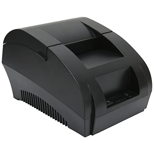 PUSOKEI Thermo-Etikettendrucker, Bluetooth-Versandetikettendrucker, Drahtlose Etikettendrucker, Kompatibel mit ESC/POS, 90 Mm/s High Speed, für Windows-Systeme(Schwarz) von PUSOKEI