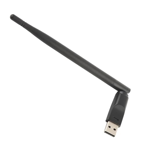USB WiFi Adapter 150Mbps, USB 2.0Wireless Netzwerkadapter für Desktop, 2.4G, IEEE802.11 N/b/g, Integrierte 2dbi Antenne, Unterstützt XP/7/8/10/Linux von PUSOKEI