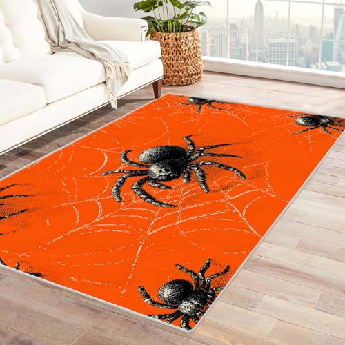 PUSRDEO Mikro Symmetrie Kunst Teppich Tal Dicker Belag Weich Bequem rutschfest Leicht Sauber Machen Für Diele Küchenbereich(Blau)-150x240cm von PUSRDEO