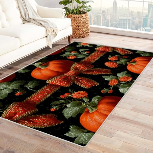 PUSRDEO Symmetrischer Digital Art Teppich Schmetterling Für Innenbereich Balkon Terrasse Kurzflorig Strapazierfähig Rutschsicher(Weiß)-120x150cm von PUSRDEO