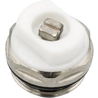 Puteus - Heizkörper Entlüftungsstopfen 1/2 Zoll Entlüftungsventil drehbar vernickelt von PUTEUS