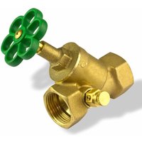 Puteus - Messing Absperrventil DN50 2 Zoll Freistromventil Schrägsitzventil von PUTEUS