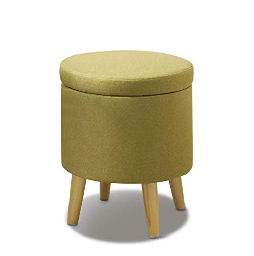 PUTHLLA Aufbewahrungsboxen Ottomane Erwachsene Fußhocker Ruhe Runde Form Fußhocker Pouffes Multifunktionshocker Stuhl Für Wohnzimmer Schlafzimmer PUTHLLA Aufbewahrungsboxen Ottomane Erwachsene Fußhocker Ruhe Runde Form Fußhocker Pouffes Multifunktionshocker Stuhl Für Wohnzimmer Schlafzimmer von PUTHLLA