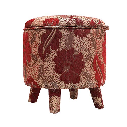 PUTHLLA Aufbewahrungsboxen Ottomane Erwachsene Fußhocker Ruhe Runde Form Fußhocker Pouffes Multifunktionshocker Stuhl Für Wohnzimmer Schlafzimmer PUTHLLA Aufbewahrungsboxen Ottomane Erwachsene Fußhocker Ruhe Runde Form Fußhocker Pouffes Multifunktionshocker Stuhl Für Wohnzimmer Schlafzimmer von PUTHLLA