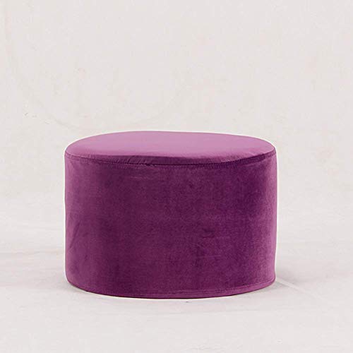 PUTHLLA Ottoman Pouf Fußhocker Sitzsack Pouf, 40 cm x 28 cm, runder Fußhocker für Wohnzimmer und Schlafzimmer, Sitzsäcke, kleine Sitzbänke von PUTHLLA