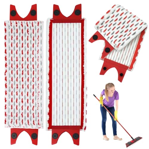 PUWOWYE 3 Stück Bodenwischer Wischmopp Ersatzbezug Mikrofaser Set Kompatibel mit Vileda Ultramax/UltraMax Plus/Easy Wring UltraMax Wischbezug,, Flecken Entfernen Boden von PUWOWYE