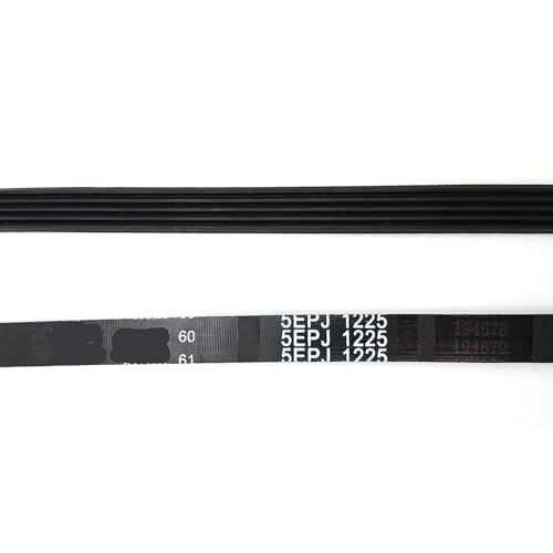 PUYEN 5EPJ1225 Antriebsriemen for Waschmaschine, passend for H//O//O//V//E//RC//A//N//D//Y-Waschmaschine 41021973 41039460 1225J5(2 pieces) von PUYEN
