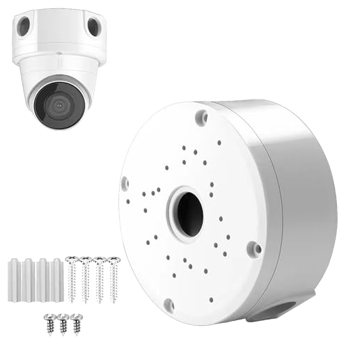 PUYREEINN 1 Pack Kuppelkamera Verbindungsbox, Sicherheit Dome Kamera Halter, CCTV IP Überwachung Kameras Halter, ABS Plastik Indoor Outdoor Dome Kamera Mount PUYREEINN 1 Pack Kuppelkamera Verbindungsbox, Sicherheit Dome Kamera Halter, CCTV IP Überwachung Kameras Halter, ABS Plastik Indoor Outdoor Dome Kamera Mount von PUYREEINN