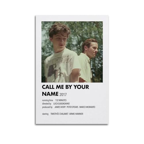 Ästhetisches Vintage-Poster "Call Me By Your Name" auf Leinwand, Wandkunst, Dekoration, Wohnzimmer, Schlafzimmer, Dekoration, Poster, 60 x 90 cm, ungerahmt Ästhetisches Vintage-Poster "Call Me By Your Name" auf Leinwand, Wandkunst, Dekoration, Wohnzimmer, Schlafzimmer, Dekoration, Poster, 60 x 90 cm, ungerahmt von PUYT