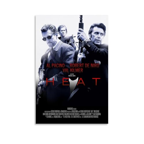 Heat Vintage-Filmposter, Filmposter, Leinwandposter, Wandkunst, Dekoration, Wohnzimmer, Schlafzimmer, Dekoration, Poster, 20 x 30 cm, ungerahmter Stil Heat Vintage-Filmposter, Filmposter, Leinwandposter, Wandkunst, Dekoration, Wohnzimmer, Schlafzimmer, Dekoration, Poster, 20 x 30 cm, ungerahmter Stil von PUYT