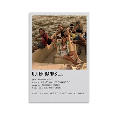 Outer Banks Filmposter für Zimmer, ästhetisches Poster, Leinwandposter, Wandkunst, Dekoration, Wohnzimmer, Schlafzimmer, Dekoration, Poster, 30 x 45 cm, ungerahmter Stil Outer Banks Filmposter für Zimmer, ästhetisches Poster, Leinwandposter, Wandkunst, Dekoration, Wohnzimmer, Schlafzimmer, Dekoration, Poster, 30 x 45 cm, ungerahmter Stil von PUYT