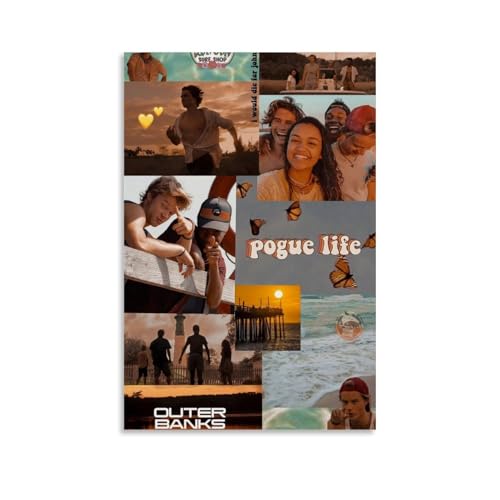 Outer Banks Filmwandposter für Zimmer, ästhetisches Leinwandposter, Wandkunst, Dekoration, Wohnzimmer, Schlafzimmer, Dekoration, Poster, 20 x 30 cm, ungerahmter Stil Outer Banks Filmwandposter für Zimmer, ästhetisches Leinwandposter, Wandkunst, Dekoration, Wohnzimmer, Schlafzimmer, Dekoration, Poster, 20 x 30 cm, ungerahmter Stil von PUYT
