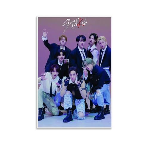 Stray Kids Poster für Schlafzimmer, ästhetisches Poster, Leinwandposter, Wandkunst, Dekor, Wohnzimmer, Schlafzimmer, Dekoration, Poster, 20 x 30 cm, ungerahmter Stil Stray Kids Poster für Schlafzimmer, ästhetisches Poster, Leinwandposter, Wandkunst, Dekor, Wohnzimmer, Schlafzimmer, Dekoration, Poster, 20 x 30 cm, ungerahmter Stil von PUYT
