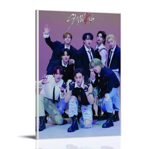 Stray Kids Poster für Schlafzimmer, ästhetisches Poster, Leinwandposter, Wandkunst, Dekor, Wohnzimmer, Schlafzimmer, Dekoration, Poster, 30 x 45 cm, Rahmenstil Stray Kids Poster für Schlafzimmer, ästhetisches Poster, Leinwandposter, Wandkunst, Dekor, Wohnzimmer, Schlafzimmer, Dekoration, Poster, 30 x 45 cm, Rahmenstil von PUYT