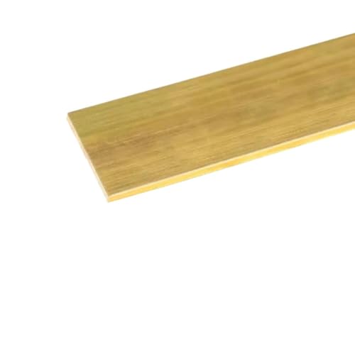 1 Stück Länge 250 mm 200 H59 Messing Flachstangenplattenstreifenstärken 20 15 10 6 5 3,0, Kupfer-Feststoff-Metallplattenmaterial / *(3 * 10 * 200Mm) von PUYUNA