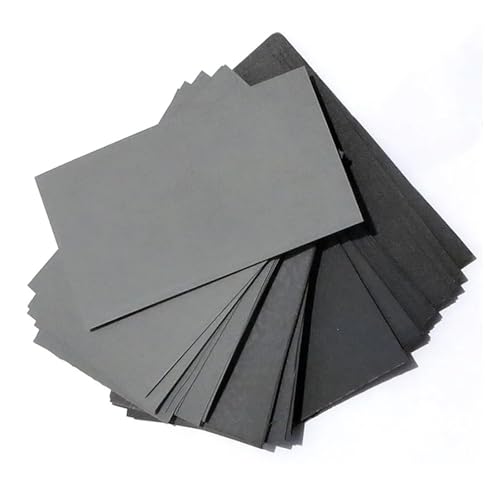 10 Stück Schleifpapier mit 600/800/1000/1200/1500/2000/2500 Körnung, wasser-/trockenes for Holz- und Metallpolierwerkzeuge (2000er Körnung)(2000GRIT) von PUYUNA