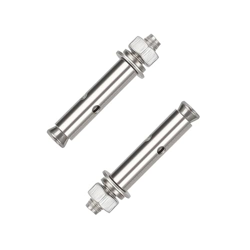 2 Stück 304 Edelstahl-Expansionsbolzen, M16 × 80 mm - 120 Hochleistungs-Befestigungsanker for Beton und Mauerwerk(M16x90mm) von PUYUNA