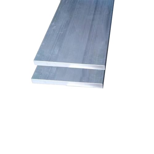 Aluminiummetall, dünne Aluminium-Flachstange, Dicke 2/3,0 mm, 6061-Alumisheet-Latte, DIY-Material, Modellteile for 3D-Druck, 490 mm/3 x 100 400, 2 Stück(2 * 30 * 490Mm 2Pc) von PUYUNA