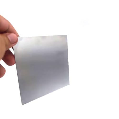 Aluminiummetalldicke 3-8 mm DIY-Hardware Alumiboard Dicker superharter Block 5052 Alumialloy-Blechplatte / 6 * 100 1 Stück(5 * 100 * 100Mm 1Pcs) von PUYUNA