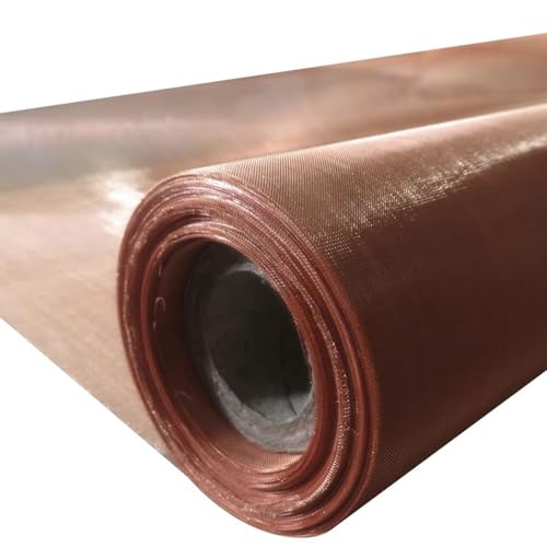 Messinggewebe, 10–200 Mesh-Kupferdrahtfilter, reines Kupfersieb, Kupferdrahtgewebe for Lüftungsfenster, Drahtgewebe, Werkzeugteile (Lila 1 x m, 100 Mesh)(Purple1x1m,40 mesh) von PUYUNA