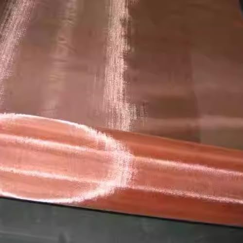 Messinggewebe, Kupferdrahtfilter, Kupferdrahtgewebe, reines Kupfersieb, hochdichtes Filtergewebe, for dichtes, Fensterschutz (lila 1 x m, 120 Maschen)(Purple1x1m,10 mesh) von PUYUNA