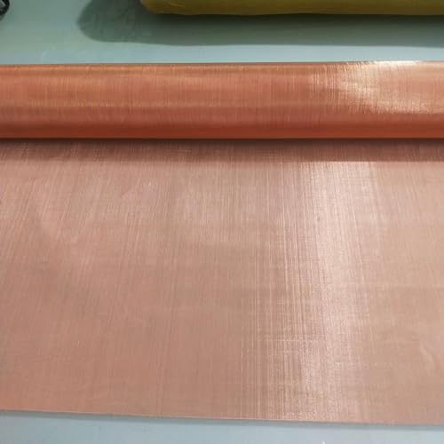 Messinggewebe, Kupferdrahtfilter, Verunreinigungsfilter, Kupferdrahtgewebe, reines Kupfersieb zur Abschirmung von Filterverunreinigungen gegen Störungen(Purple1x1m,180 mesh)(Purple1x1m,20 mesh) von PUYUNA