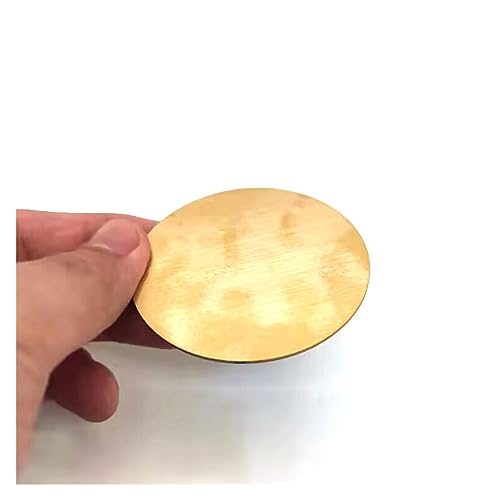 Messingscheibe, rund, Platte, Blech, massiver Kreis, Schleifflocken, hohe Härte, gute Duktilität, Folie, metallischer Glanz (Größe: Durchmesser 150 x 2 mm, 1 Stück)(200x1mm 1PCS) von PUYUNA