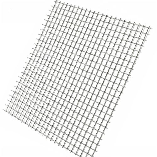PUYUNA 304 Edelstahlgewebe, Lebensmittelfilter, Metallnetz, Filtration, gewebtes Drahtblech, Siebfilter, Sieb for die Arbeitsplatte der Küche zu Hause (30 Mesh, 15 x 15 cm)(30MESH 7.5X7.5CM) von PUYUNA