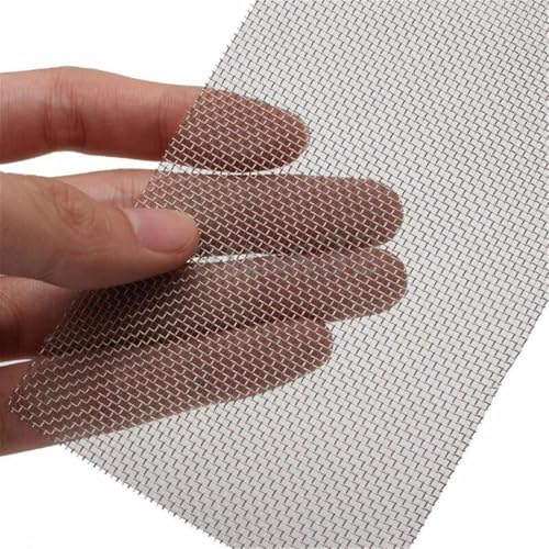 PUYUNA 4–500 Maschen Edelstahl-Netzfilternetz Metall-Fix-Netzfilter-Siebblatt-Siebfilter Edelstahl-Filternetz-Arbeitsplatte (15 x 30 cm, 40 Maschen)(10X10CM 30MESH) von PUYUNA