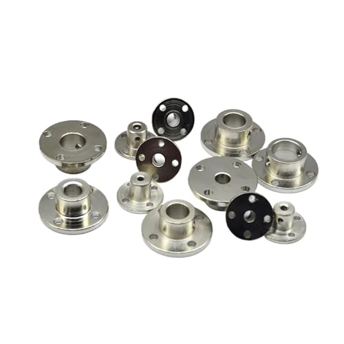 Starrer Flanschkupplungsverbinder, starrer Flanschkupplungsinnendurchmesser 3–14 mm Flanschführungswelle Optische Wellenhalterung(14mm)(3mm) von PUYUNA