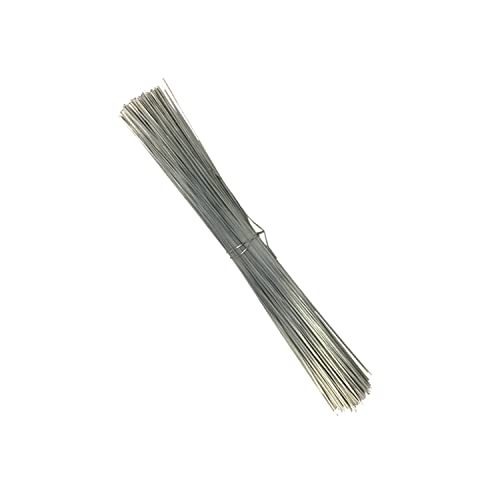Verzinkter Etikettendraht, verzinkter Kabelbinderdraht, Durchmesser 0,8 mm, Gewicht 0,5 kg, for Bau und Handwerk, DIY/Länge 300 mm(350Mm) von PUYUNA